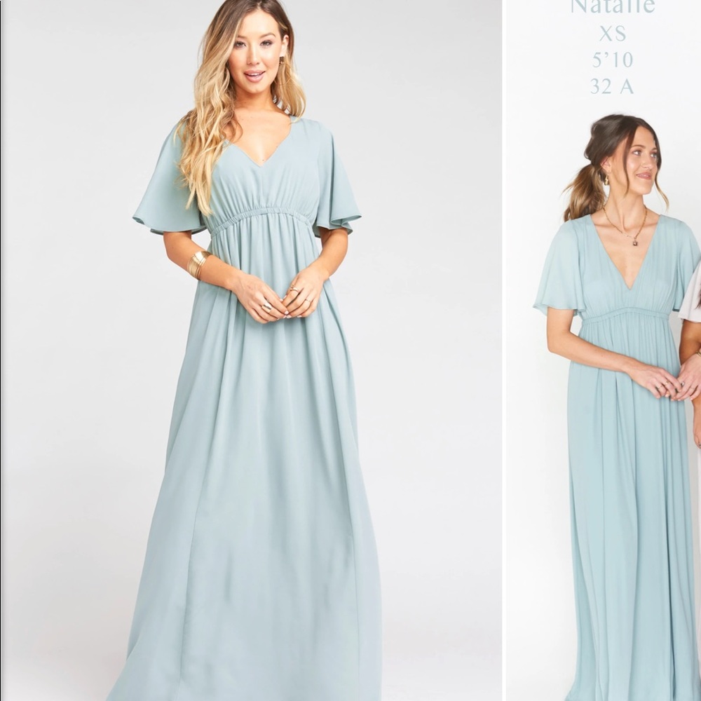 Show Me Your MuMu Emily Empire Maxi Dress